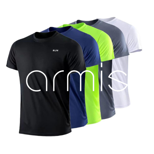 Kit 4 Camiseta Masculina Armis RUN - Dry Fit Pro